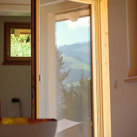 Modernes Mit Terrasse Und Parkplatz In Den Alpen